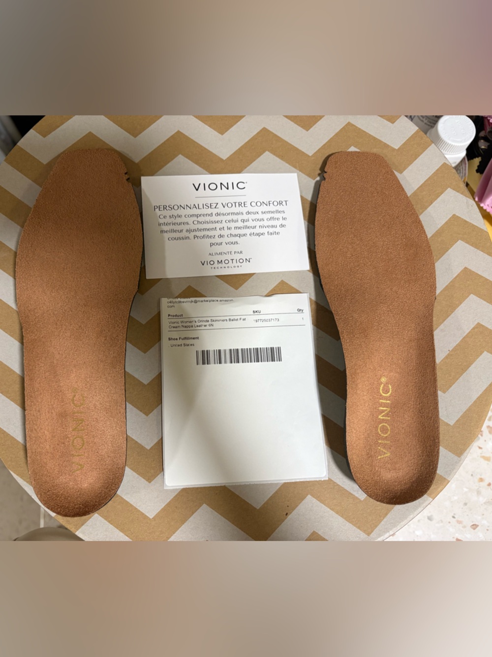 Vionic Orinda Square Toe Ballet Flat 
Size 6 NEW - Picture 15 of 17